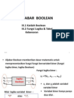 3 - Aljabar Boolean