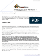 Guia Trucoteca Final Fantasy XV Playstation 4
