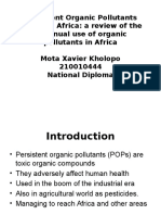 Persistent Organic Pollutants (POPs) in Africa