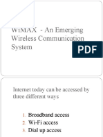 Wimax - An Emerging Wireless Communication System