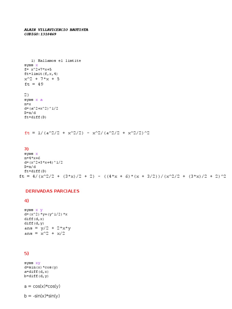Calculus Limits and Derivatives Explained | PDF