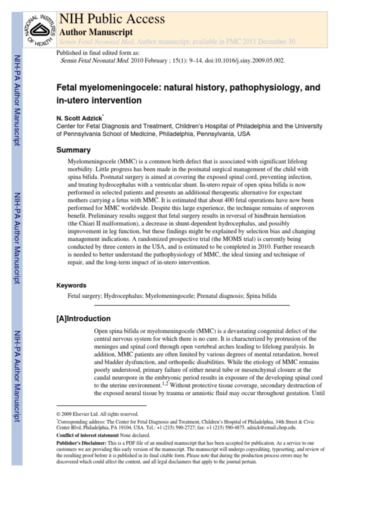 NIH Public Access: Author Manuscript | PDF | Childbirth | Health Sciences