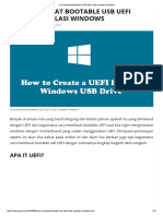 Cara Membuat Bootable USB UEFI Untuk Instalasi Windows