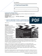 6º - Lenguaje y Comunicación - Evaluación Diagnóstica