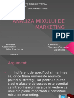 Analiza Mixului de Marketing