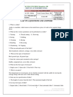 Lab Viva Questions and Answers: 15ME46P Practice Core (Practice)