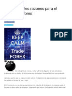 10 principales razones para el fracaso en forex