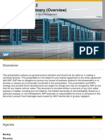 SAP HANA Backup and Recovery (Overview)