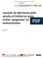 24-05-2017 Alcalde de Montería Pide Ayuda Al Gobie... S' en Barrios Subnormales - El Heraldo