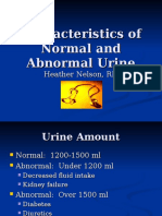 Characteristics of Normal and Abnormal Urine 869