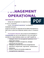 Introducere Management Operational