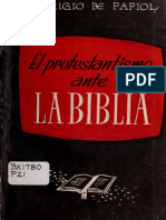 Papiol, Remigio de - El Protestantismo Ante La Biblia