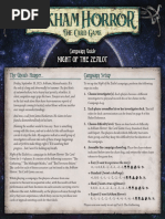 Arkham Horror Card Game Content Guide | PDF | H. P. Lovecraft