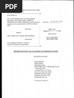 NYCLU Lawsuit Against NYPD