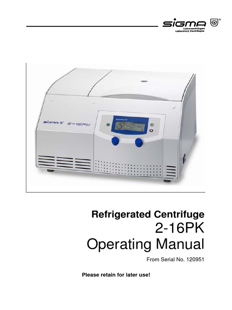 Refrigerated Centrifuge Centrifuge Fuse (Electrical)