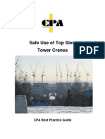 Safe Use of Top Slew Tower Cranes