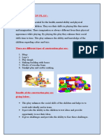 Construction Play:-: There Are Different Types of Construction Play Are