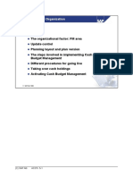 Configure and Organize Cash Budget Management