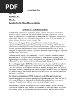 Assignment of Scm