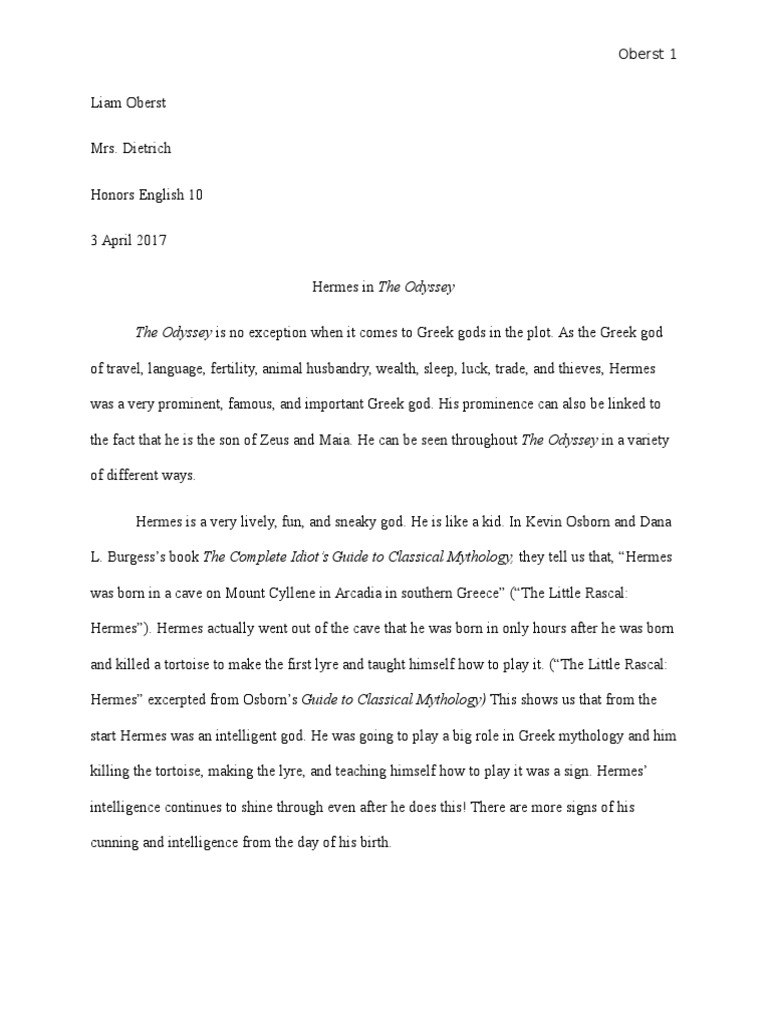 Conclusion for the odyssey essay image