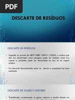 Aula 6 - Descarte de Reagentes, Lavagem de Vidrarias