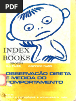 Observação Direta e Medida Do Comportamento - S J Hutt e Corinne Hutt, Tradução de Carolina Martuscelli Bori, 1974 (INDEX)