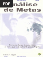 Análise de Metas, Como Dar Clareza a Suas Metas, De Forma Que Você Realmente as Possa Atingir - Robert F. Mager (INDEX)
