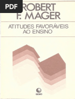 Atitudes Favoráveis Ao Ensino - MAGER, Robert F.