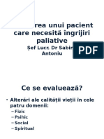 Evaluarea Unui Pacient Care Necesita IP