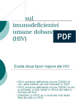 Virusul Imunodeficientei Umane Dobandite (HIV)