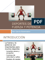 Deportes de Fuerza y Potencia