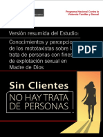 Sin Clientes No Hay Trata de Personas MIMP