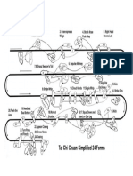 Tai Chi 24 Form Step Diagram