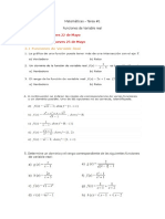 Tarea #1 - Funciones de Variable Real