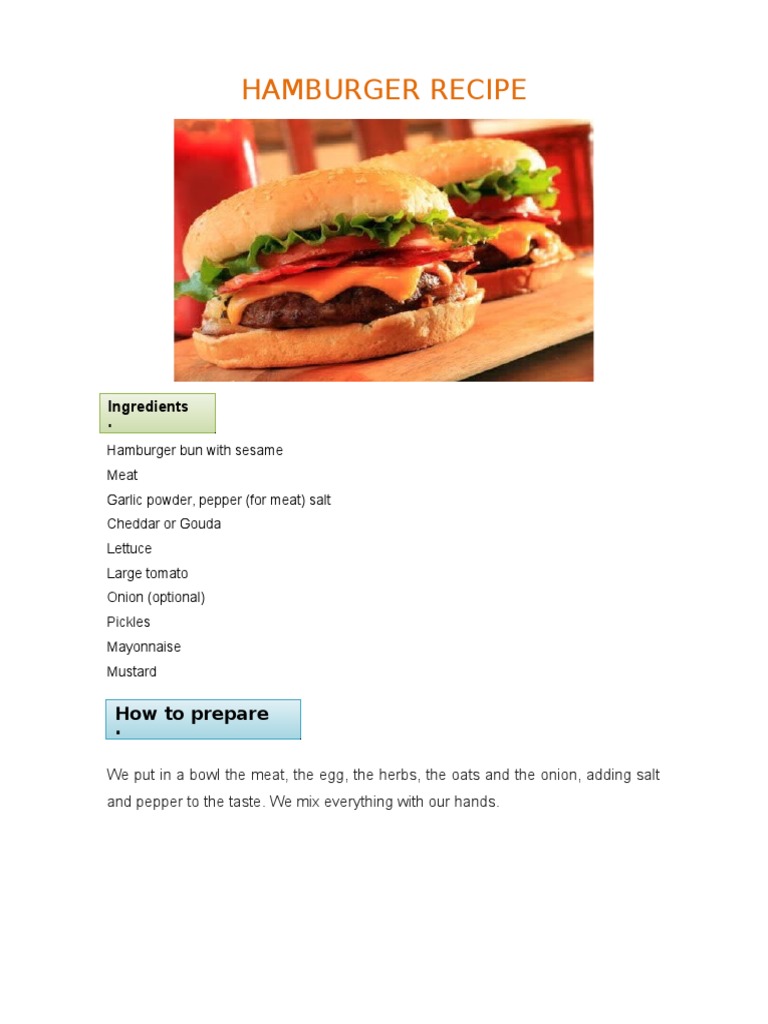 Receta en Ingles | PDF