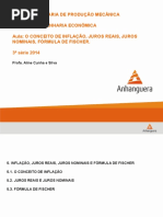 Aula 5 - Juros Reais, Nominais e Fórmula de Fischer (Ok)