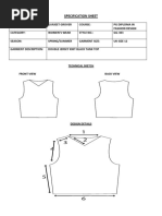 Spec Sheet Tank Top