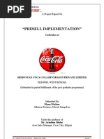 Download A Project Report on Implementation of Presell System of Coca Cola in Siliguri Market by Sourav Paul SN34936078 doc pdf