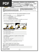 Prova 8 Ano de Portugues