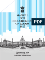 Manual For Procurement of Goods 2017