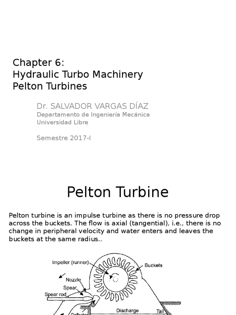 Pelton Turbine: Working Principles and Velocity | PDF | Turbine | Jet ...