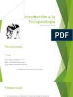 Introduccion A La Psicopatologia