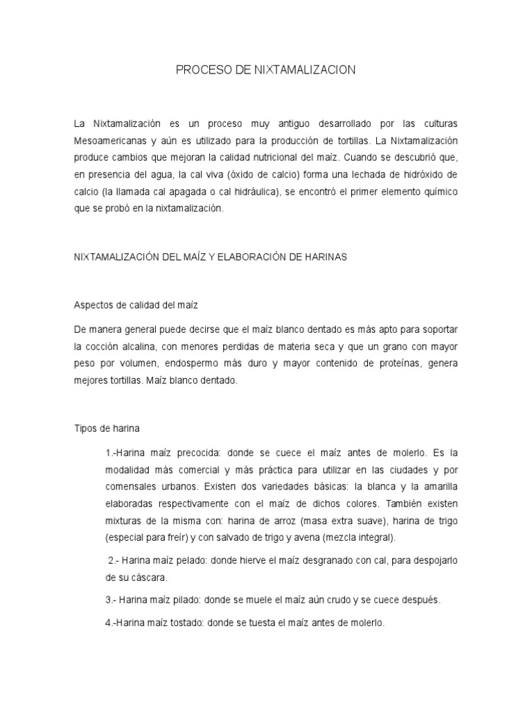 El proceso tradicional de nixtamalización del maíz y sus beneficios ...