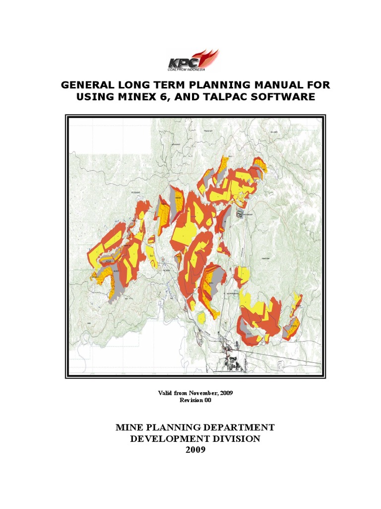 Minex 6 & Talpac Planning Manual | PDF | Coal Mining | Sql