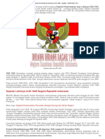 Sejarah Pembentukan (Lahirnya) UUD 1945