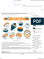 ¡Sushi Party!, Descubriendo Los Diferentes Tipos de Sushi - Espai Wabi Sabi PDF