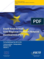 SEETO 2006, South-East Europe Core Regional Transport Network Development Plan. Five Year Multi Annual Plan 2007 To 2011 Common Problems - Sharing Solutions, November 2006, Volume 1 PDF