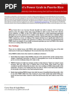 Wall Street's Power Grab in Puerto Rico