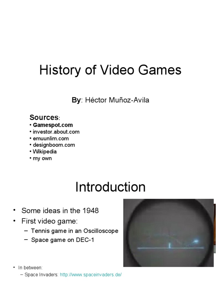 Evolution of 80s Video Games | PDF | Nintendo | Video Game Companies
