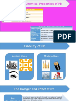 Physical and Chemical Properties of PB